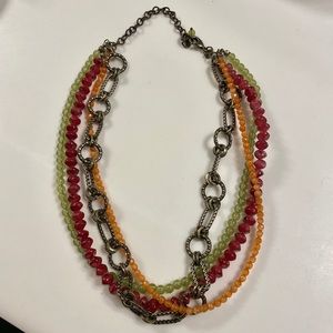 Multi strand necklace